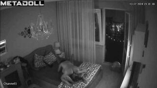 Skinny British brunette mature mom screams with pleasure real spy cam