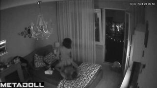 Skinny British brunette mature mom screams with pleasure real spy cam