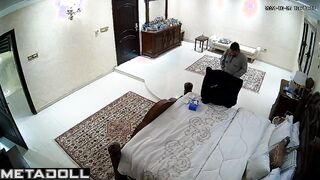 Old Ukrainian brunette mature mom fucks with her boss