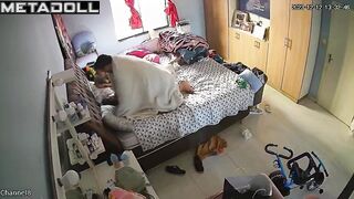 Real amateur couple does the 69 spy cam