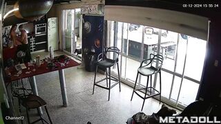 Busty Polish brunette student girl screams with pleasure real spy cam