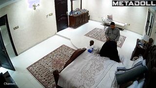 Turkish newly married couple fuck in the bedroom hidden IP cam