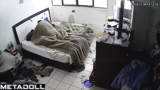 Busty Canadian brunette mature mom gives her husband a blowjob spy cam record