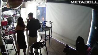 Innocent British brunette mom gets fucked in doggy style live