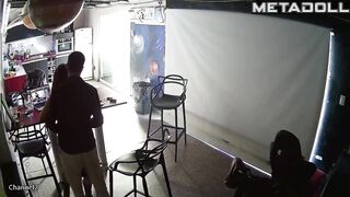 Innocent British brunette mom gets fucked in doggy style live