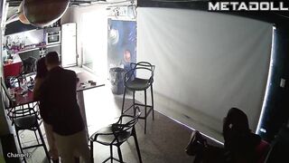 Innocent British brunette mom gets fucked in doggy style live