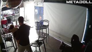 Innocent British brunette mom gets fucked in doggy style live