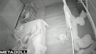 Slut Swedish brunette woman rides her husband live HD