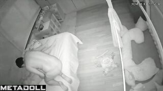 Slut Swedish brunette woman rides her husband live HD