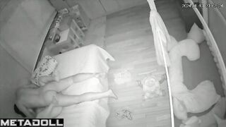 Slut Swedish brunette woman rides her husband live HD