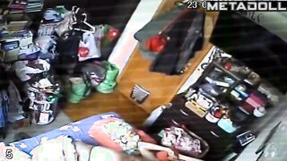 Perverse Russian blonde mature mom gets fucked while watching porn hidden IP camera