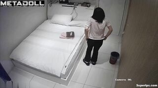 Cute teenage girls changing clothes