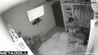 Petite brunette girl gets fucked doggy style