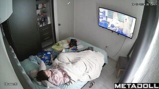 Old brunette aunt masturbates watching porn for you