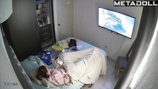 Old brunette aunt masturbates watching porn for you
