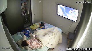 Old brunette aunt masturbates watching porn for you