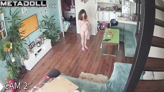 Naughty Swedish brunette fancy woman with beautiful big boobs in dirty panties