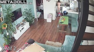 Naughty Swedish brunette fancy woman with beautiful big boobs in dirty panties