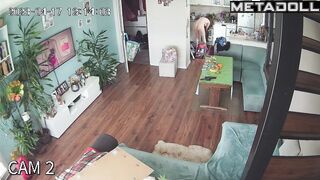 Naughty Swedish brunette fancy woman with beautiful big boobs in dirty panties