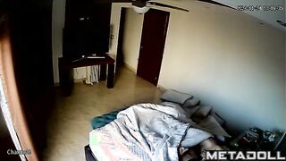 Israeli parents fuck brutally hidden IP cam