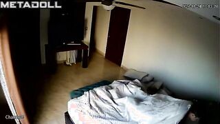 Israeli parents fuck brutally hidden IP cam