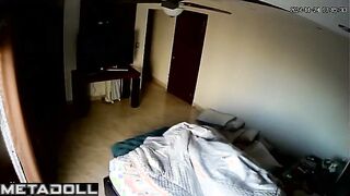 Israeli parents fuck brutally hidden IP cam