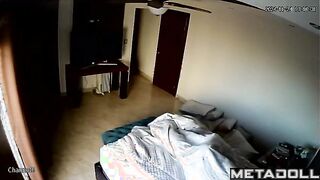 Israeli parents fuck brutally hidden IP cam