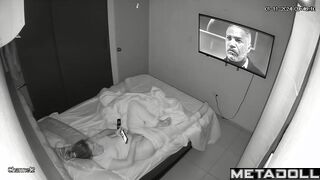 Old brunette mother has orgasms while fingering her pussy real spy cam