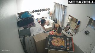 Married couple having sex until they fall asleep HD