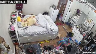 Busty Arab girl naked in her room