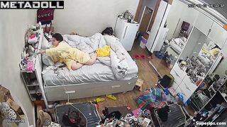 Busty Arab girl naked in her room