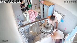 Busty mom gets fucked in the bathtub