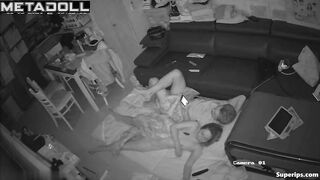 Poor Korean couple fucks on the floor