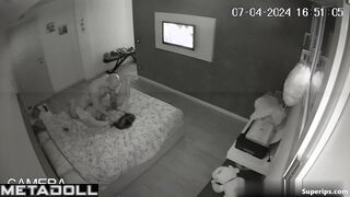 French woman has sex all night long