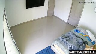 Petite Latina woman rides hard