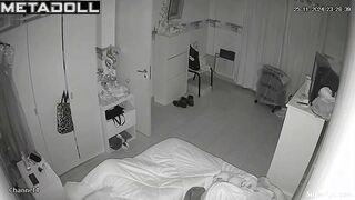 Italian college girl changes her panties