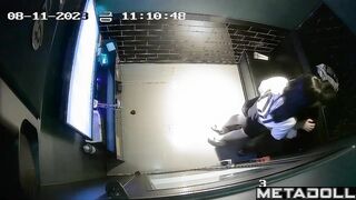 Korean girl rides her boyfriend