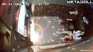Korean girl rides her boyfriend