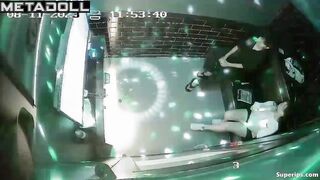 Korean girl rides her boyfriend