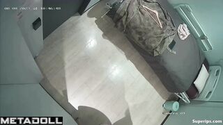 Cute Korean girl naked on the stretcher