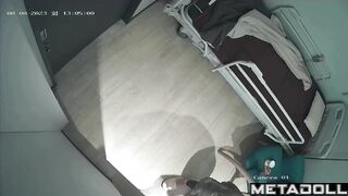Cute Korean girl naked on the stretcher