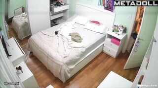 British girl watches porn in her underwear