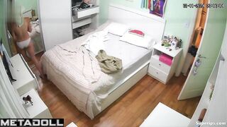 British girl watches porn in her underwear