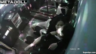 Korean married couple at karaoke
