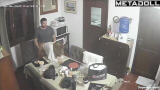 Mature woman gets fucked on the table