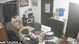 Mature woman gets fucked on the table