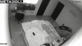 My friend's amazing parents fuck in their bed hidden cam