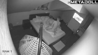 Chubby busty Canadian brunette mature wife fucks with an old man live