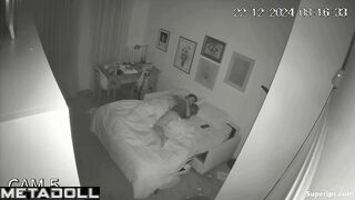 Young Italian couple has night sex
