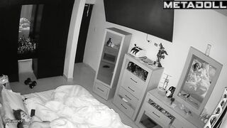Amazing new couple fuck in their bedroom hidden IP cam
